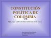 CONSTITUCIÓN POLÍTICA DE COLOMBIA
