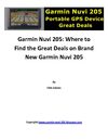 Garmin Nuvi 205: Where to Find the Great Deals on Brand New Garmin Nuvi 205