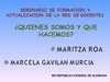 Quienes somos y que hacemos?