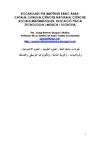 vocabulari àrab- català per matèries bàsic