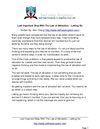 Last Important Step With The Law of Attraction – Letting Go