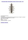 2' Decorative Black Swirling Metal Christmas Tree with Crystals - Unlit