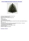 2' Pre-Lit Canadian Pine Artificial Christmas Tree - Clear Lights