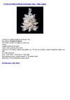 2' Pre-Lit White Artificial Christmas Tree - Clear Lights