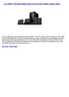 LG LHB335 1100-Watt Network Blu-ray Disc Home Theater System, Black