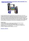 NEW Dual Cam High Resolution SILVER DIGITAL VIDEO CAMCORDER STILL CAMERA (32GB SDHC Included)