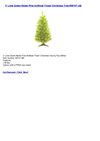 3' Lime Green Noble Pine Artificial Tinsel Christmas Tree #56747-AB
