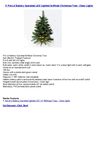3' Pre-Lit Battery Operated LED Lighted Artificial Christmas Tree - Clear Lights
