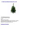 3' Table Top Artificial Christmas Tree - Unlit