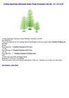 3-Piece Sparkling Chartreuse Green Tinsel Christmas Tree Set - 12, 18 & 24