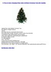 4' Pre-Lit Color Changing Fiber Optic Artificial Christmas Tree with Candles
