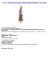 4' Pre-Lit Whimsical Mocha Brown Artificial Tinsel Christmas Tree - Clear Lights