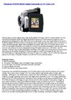 Panasonic PVDV52 MiniDV Digital Camcorder w 2.5 Color LCD