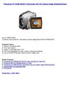 Panasonic PV-GS85 MiniDV Camcorder with 32x Optical Image Stabilized Zoom