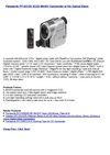 Panasonic PV-GS120 3CCD MiniDV Camcorder w10x Optical Zoom