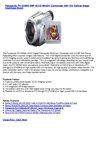 Panasonic PV-GS500 4MP 3CCD MiniDV Camcorder with 12x Optical Image Stabilized Zoom