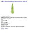 5' Pre-Lit Whimsical Chartreuse Spruce Artificial Christmas Tree - Green Lights
