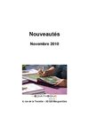 Nouveautés Adultes novembre 2010