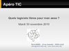 Quels logiciels libres pour mon asso ?