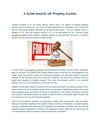 A Guide towards UK Property Auction