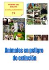Animales en peligro de extinción- SCHOOL SUBMARINO 5B