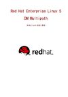日本語 - Red Hat Enterprise Linux 5 DM Multipath DM Multipath 設定と管理