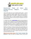 Auto Repair Grand Rapids"Practical Tips of Auto Air Conditioning Repair "