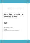 ENSEÑANZA PARA LA COMPRENSION