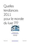 Trends Luxe 2011