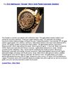 Eric Edelhausen Dorado Men's Gold Plated Automatic Skeleton