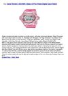Casio Women's BG169R-4 Baby-G Pink Whale Digital Sport Watch