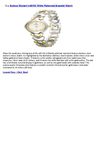 Bulova Women's 98V02 White Patterned Bracelet Watch