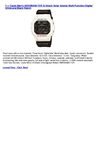 Casio Men's GWX5600B-7CR G-Shock Solar Atomic Multi-Function Digital White and Black Watch