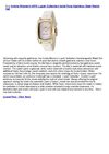 Invicta Women's 0574 Lupah Collection Gold-Tone Stainless Steel Watch Set