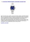 Cartier Men's W62048V3 Roadster Limited Edition Automatic Watch