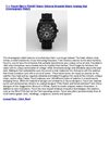 Fossil Men's FS4487 Black Silicone Bracelet Black Analog Dial Chronograph Watch