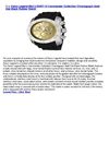 Swiss Legend Men's 20067-10 Commander Collection Chronograph Gold Dial Black Rubber Watch