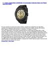Swiss Legend Men's 20068-BB-10 Commander Collection Black Ion-Plated Gold Dial Watch