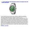 Swiss Legend Men's 50041-88 Eograph Collection Chronograph Green Dial Stainless Steel Watch