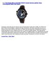 TAG Heuer Men's CAV5185.FC6237 Grand Carrera Leather Strap Chronograph Black Dial Watch