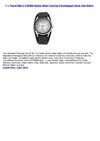 Fossil Men's CH2598 Decker Black Topring Chronograph Silver Dial Watch