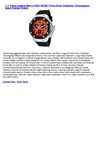 Swiss Legend Men's 10541-06-BB Trimix Diver Collection Chronograph Black Rubber Watch