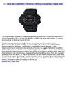 Casio Men's G9000MS-1CR G-Shock Military Concept Black Digital Watch