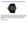 Casio Men's GW2500B-1A G-Shock G-Aviator Chronograph Sport Watch