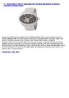 Bulova Men's 96A101 Automatic Self-Winding Mechanical Exhibition Caseback Bracelet Watch