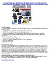 Canon PowerShot SD940IS 12.1 MP Digital Camera w4x Wide Optical IS Zoom (Blue) 4GB BP4L BatteryCharger BigVALUEInc...