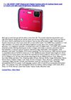 GE G5WP 12MP Waterproof Digital Camera with 4X Optical Zoom and 2.7-Inch LCD with Auto Brightness (Raspberry Red)