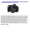 Canon PowerShot SX1IS 10 MP CMOS Digital Camera with 20x Wide Angle Optical Image Stabilized Zoom and 2.8-inch LCD