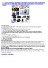 Canon PowerShot SD1300IS 12 MP Digital Camera w4x Wide Angle Optical IS Zoom (Silver) 16GB BP6L BatteryCharger...