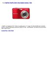 FujiFilm FinePix A230 12mp Digital Camera - Red